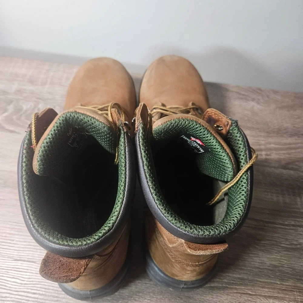 Red Wing King Toe 2240 Mens 14 B Brown Leather Waterproof Safety Toe Work Boots